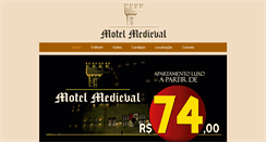 Desktop Screenshot of motel-medieval.com.br